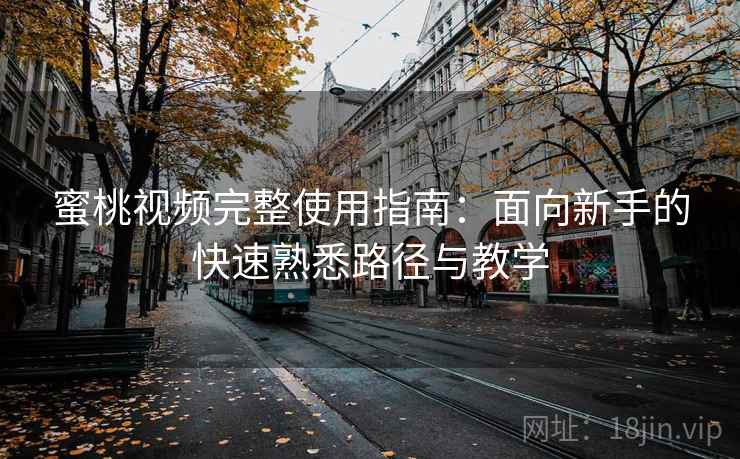 蜜桃视频完整使用指南：面向新手的快速熟悉路径与教学