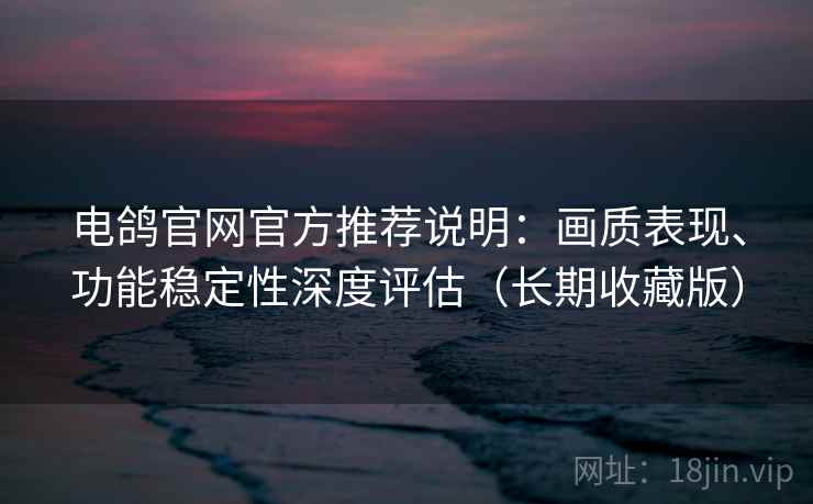 电鸽官网官方推荐说明：画质表现、功能稳定性深度评估（长期收藏版）