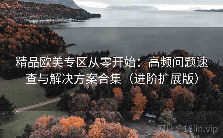 精品欧美专区从零开始：高频问题速查与解决方案合集（进阶扩展版）