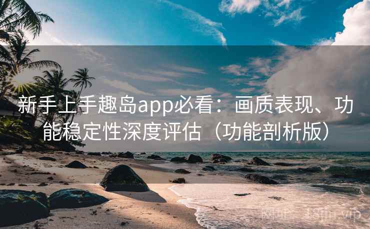 新手上手趣岛app必看：画质表现、功能稳定性深度评估（功能剖析版）