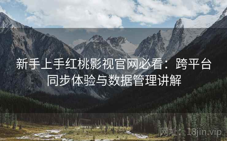 新手上手红桃影视官网必看：跨平台同步体验与数据管理讲解
